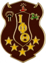 View Buying Options For The Iota Phi Theta Shield Lapel Pin