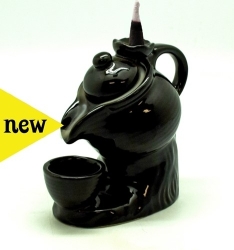 View Buying Options For The Ceramic Teacup Backflow Incense Cone Burner