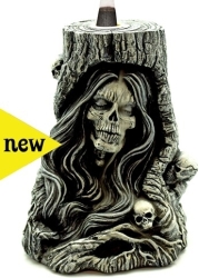 View Buying Options For The Reaper-In-Log Backflow Incense Cone Burner