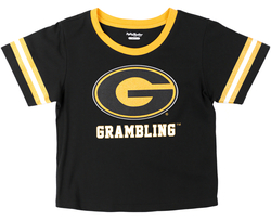 View Buying Options For The Big Boy Headgear Grambling State Tigers S6 Womens Cropped Tee