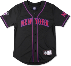 View Buying Options For The Big Boy New York Black Yankees S5 Adult Baseball Jersey