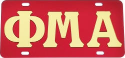 View Buying Options For The Phi Mu Alpha Sinfonia Inlaid Mirror Colored License Plate