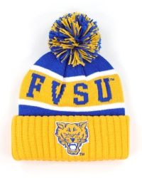 View Buying Options For The Big Boy Fort Valley State Wildcats S256 Adult Beanie With Ball