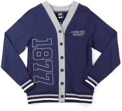 View Buying Options For The Big Boy Jackson State Tigers S12 Womens Cardigan