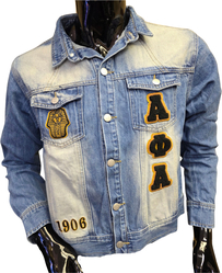 View Buying Options For The Buffalo Dallas Alpha Phi Alpha Denim Jacket