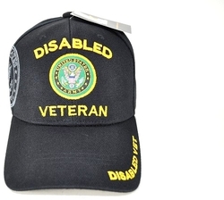View Buying Options For The Disabled Veteran Army Emblem M1229B Shadow Mens Cap