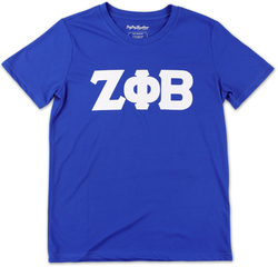 View Buying Options For The Big Boy Zeta Phi Beta Divine 9 S17 Glitter Dry Fit Tee
