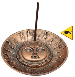 View Buying Options For The Bronze Sun Plate Incense Burner