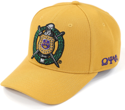 View Buying Options For The Big Boy Omega Psi Phi Divine 9 S159 Crest Ball Cap