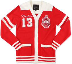 View Buying Options For The Big Boy Delta Sigma Theta Divine 9 S8 Wool Sweater Cardigan