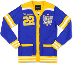 View Buying Options For The Big Boy Sigma Gamma Rho Divine 9 S8 Wool Sweater Cardigan