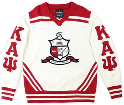 View Buying Options For The Big Boy Kappa Alpha Psi Divine 9 S5 Wool V-Neck Sweater