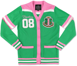 View Buying Options For The Big Boy Alpha Kappa Alpha Divine 9 S8 Wool Sweater Cardigan