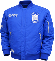 View Buying Options For The Buffalo Dallas Phi Beta Sigma Bomber Flight Jacket