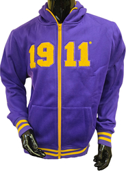 View Buying Options For The Buffalo Dallas Omega Psi Phi Chenille Zip Hoodie