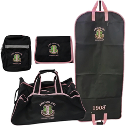 View Buying Options For The Buffalo Dallas Alpha Kappa Alpha 4 Piece Travel Bag Bundle