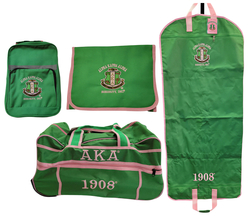 View Buying Options For The Buffalo Dallas Alpha Kappa Alpha 4 Piece Travel Bag Bundle