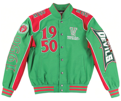 View Buying Options For The Big Boy Headgear Mississippi Valley State Delta Devils S12 Unisex Adult Racing Twill Jacket