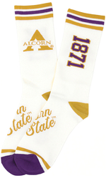 View Buying Options For The Big Boy Headgear Alcorn State Braves S7 Mens Socks