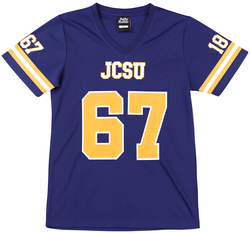 View Buying Options For The Big Boy Headgear Johnson C. Smith Golden Bulls S2 Womens Football Jersey Tee