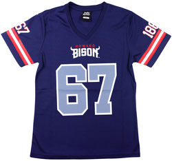 View Buying Options For The Big Boy Headgear Howard Bison S2 Womens Football Jersey Tee
