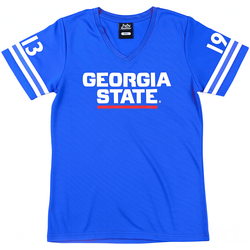 View Buying Options For The Big Boy Headgear Georgia State Panthers S2 Womens Football Jersey Tee