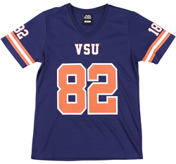 View Buying Options For The Big Boy Headgear Virginia State Trojans S2 Womens Football Jersey Tee
