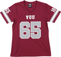 View Buying Options For The Big Boy Headgear Virginia Union Panthers S2 Womens Football Jersey Tee