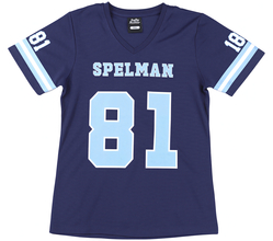 View Buying Options For The Big Boy Headgear Spelman Jaguars S2 Womens Football Jersey Tee