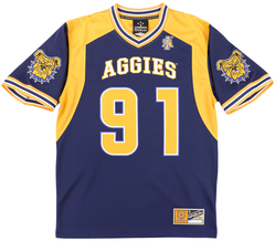View Buying Options For The Big Boy Headgear North Carolina A&T Aggies S16 Mens Football Jersey