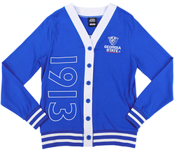 View Buying Options For The Big Boy Headgear Georgia State Panthers S12 Womens Cardigan