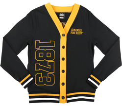 View Buying Options For The Big Boy Headgear Arkansas At Pine Bluff Golden Lions S12 Womens Cardigan