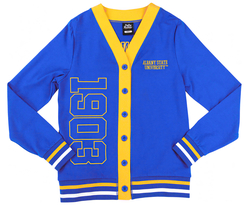View Buying Options For The Big Boy Headgear Albany State Golden Rams S12 Womens Cardigan