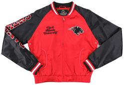 View Buying Options For The Big Boy Headgear Clark Atlanta Panthers S6 Womens Satin Sequin Jacket