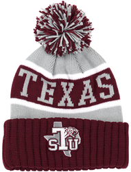 View Buying Options For The Big Boy Headgear Texas Southern Tigers S256 Unisex Adult Beanie With Ball