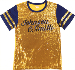 View Buying Options For The Big Boy Headgear Johnson C. Smith Golden Bulls S8 Womens Sequin Tee