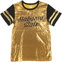 View Buying Options For The Big Boy Headgear Alabama State Hornets S8 Womens Sequin Tee