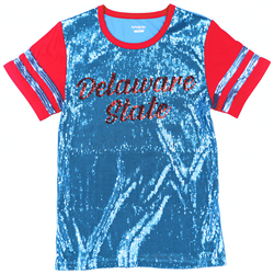 View Buying Options For The Big Boy Headgear Delaware State Hornets S8 Womens Sequin Tee