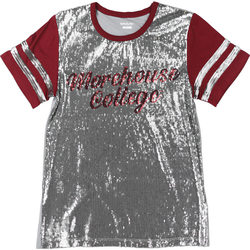 View Buying Options For The Big Boy Headgear Morehouse Maroon Tigers S8 Womens Sequin Tee
