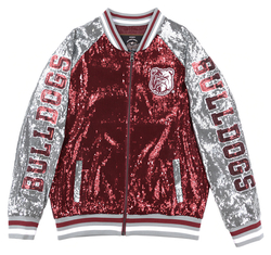 View Buying Options For The Big Boy Headgear Alabama A&M Bulldogs S6 Womens Sequin Jacket