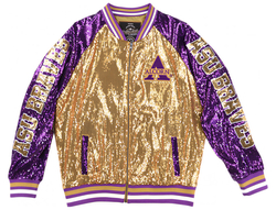 View Buying Options For The Big Boy Headgear Alcorn State Braves S6 Womens Sequin Jacket