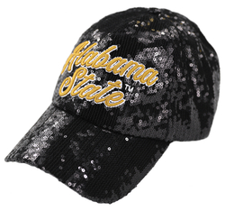 View Buying Options For The Big Boy Headgear Alabama State Hornets S146 Womens Sequin Cap