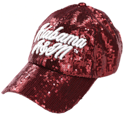 View Buying Options For The Big Boy Headgear Alabama A&M Bulldogs S146 Womens Sequin Cap