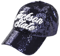 View Buying Options For The Big Boy Headgear Jackson State Tigers S146 Womens Sequin Cap