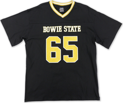 View Buying Options For The Big Boy Headgear Bowie State Bulldogs S1 Womens Loose Fit V-Neck Short Sleeve Tee