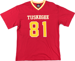 View Buying Options For The Big Boy Headgear Tuskegee Golden Tigers S1 Womens Loose Fit V-Neck Short Sleeve Tee
