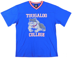 View Buying Options For The Big Boy Headgear Tougaloo Bulldogs S1 Womens Loose Fit V-Neck Short Sleeve Tee