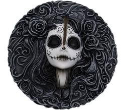 View Buying Options For The Day Of The Dead Round Incense Burner
