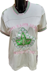 View Buying Options For The Buffalo Dallas Alpha Kappa Alpha Ivy Leaf Football Jersey