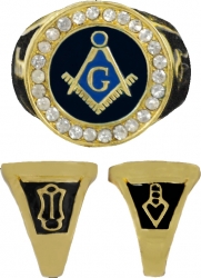 View Buying Options For The Mason Blue House Symbol Stone Crystal Ring